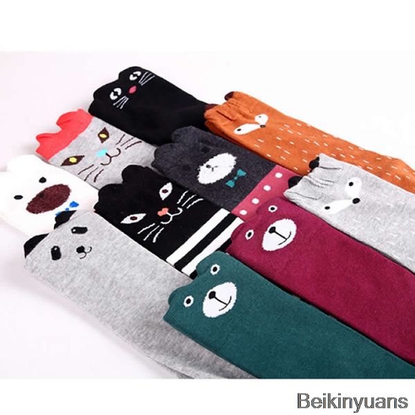 

children's pantyhose cotton new summer long tube princess for girls knee socks kids dance tights christmas, Pink;yellow