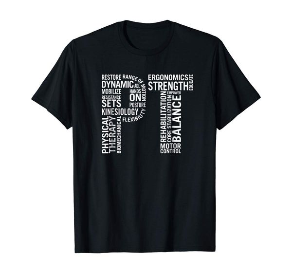 

physical therapy t-shirt physical therapist pt word tee