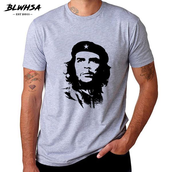 

blwhsa che guevara hero men t shirt printed 100% cotton short sleeve t-shirts hipster pattern tee cool men clothing