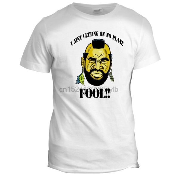

mr t a team airline aeroplane funny retro tv movie comedy film t shirt