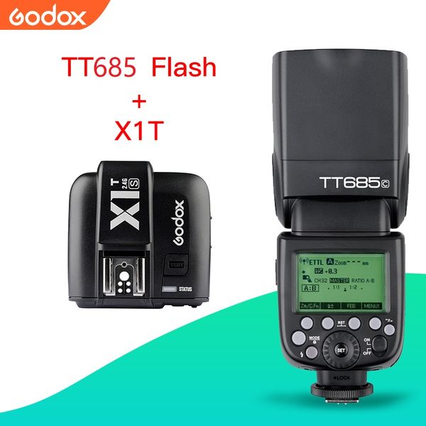 

godox685l flash speedlite with x1t trigger transmitter for fuji