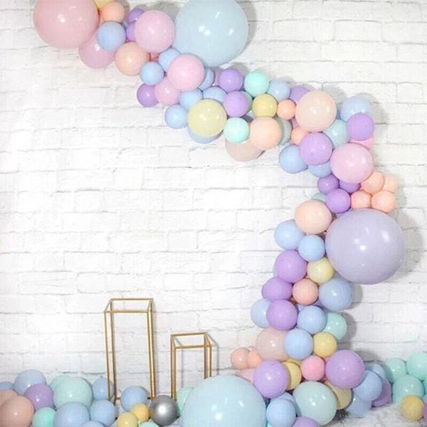 

12inch paste giant round balloons baby shower birthday party wedding decoration macaron latex balloons pink blue big globos