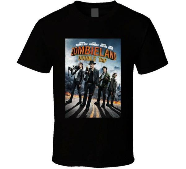 

zombieland double tap woody harrelson distressed look poster t shirtnew t shirts funny tee