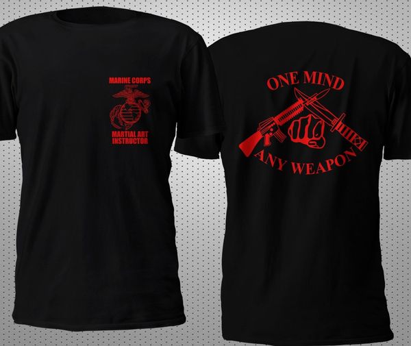 

men t shirt fashion new us marine corps martial art instructor navy seal 2 sides t shirt s-4xl summer t-shirt
