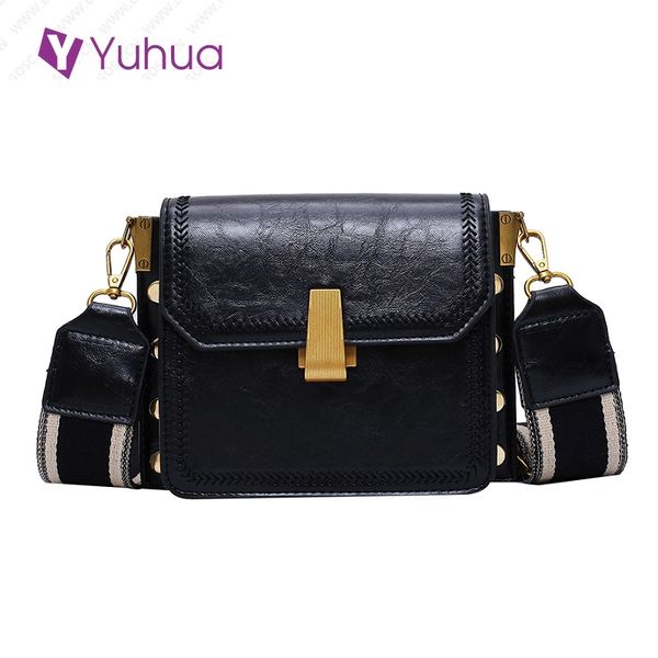 

2020 new fashion women handbags, casual solid color messenger bag, vintage shoulder bag, trend korean version woman bags