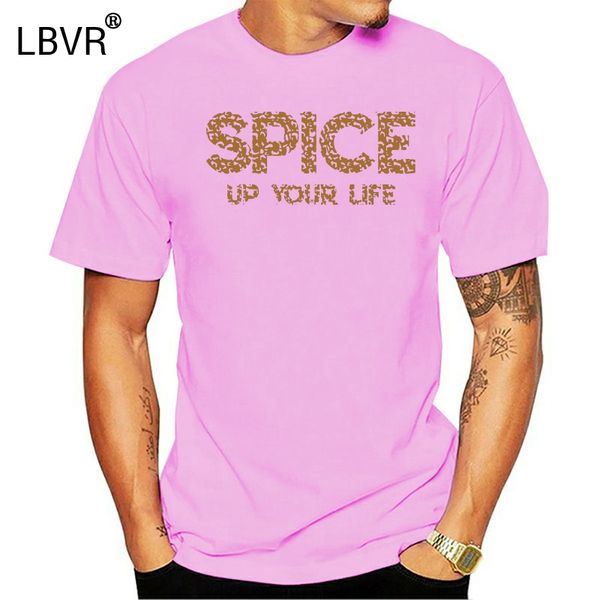 

spice up your life spice girls spice world leopard quote black t-shirt s-3xl for youth middle-age the old tee shirt