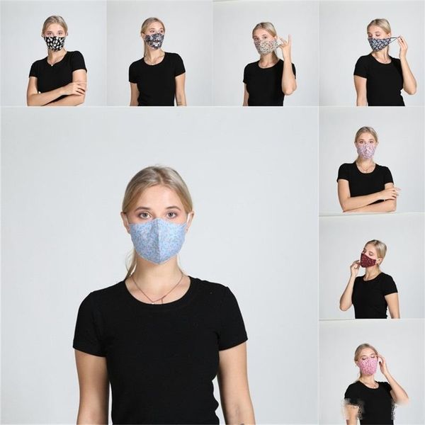 

dustproof ventilation face mask pure cotton reusable mascarilla small flower respirator woman spring and summer fashion 4 6wh e2