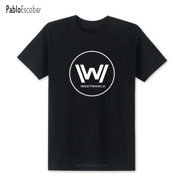 

new fashion tv westworld men t shirts new summer westworld t shirt short sleeve cotton men t-shirt tees top