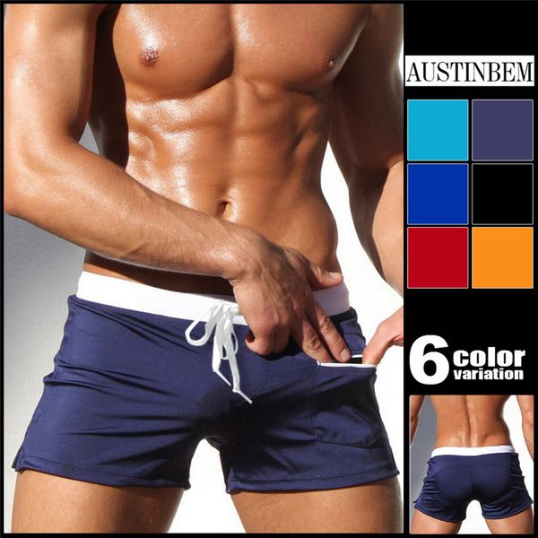 

austinbem brand men swimwear board shorts beach shorts men swimwear shorts surf beach trunks gay briefs
