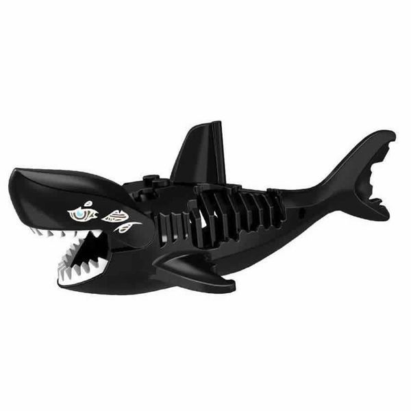 

creative figure blocks children shark 1pcs toy shark shark toys for compatible animal blocks plastic building ukrhn homebag
