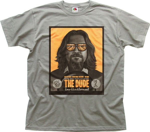 

big lebowski the dude funny movie zinc cotton t-shirt fn0013 cool casual pride t shirt men fashion tshirt
