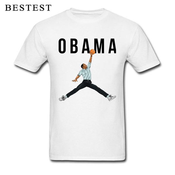 

t-shirt funny obama air basketballer mashup t shirt men tshirt oversized male cotton clothes letter streetwear for president hip