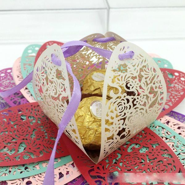 

wedding favor candy box mini laser engraved gift box party favors creative chocolate box decorative gift boxes can put 2 pc ferrero rocher