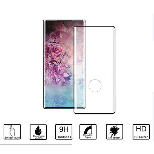 

tempered glass screen protector premium for samsung note 10 plus full cover mobile screen sticker c0103 us stock