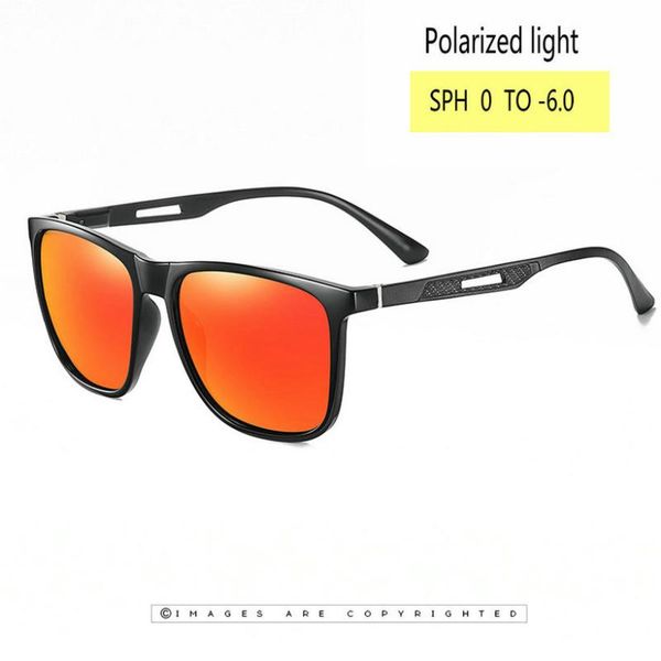 

sunglasses frames custom made myopia minus prescription polarized lens full-rim sports colorful mirror lenses fml, Silver
