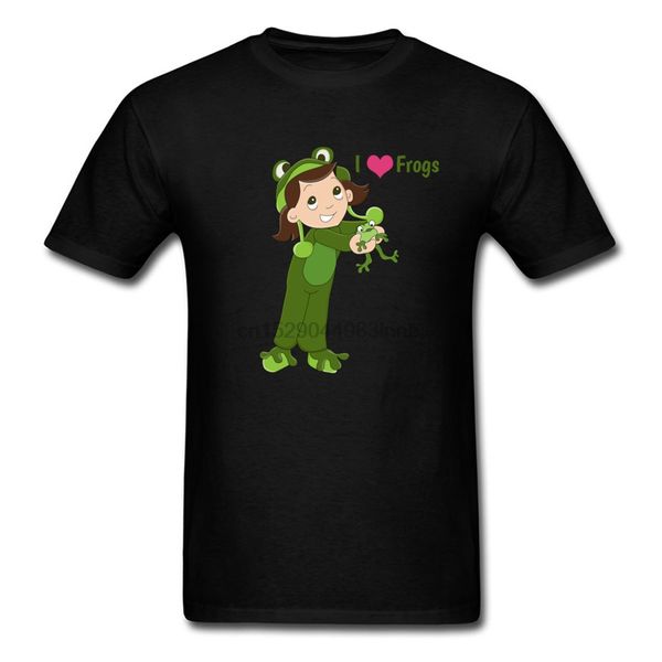 

новый coming i love лягушки мужчины мультфильмы топы тис 100% хлопок смешные t рубашка o шеи повседневный благодарения подарочные футболку