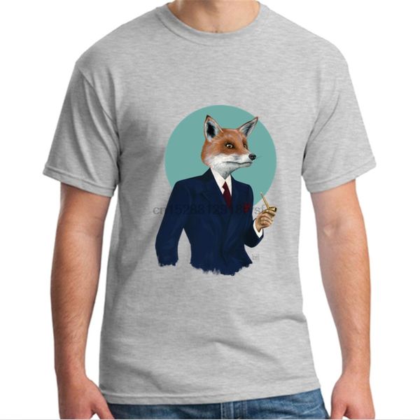 

плюс размер t shirt men mr fox t shirt maker crew neck костюма mens crew neck тис рубашка