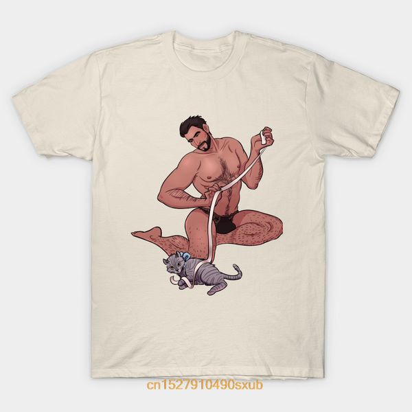 

cotton t-shirt youth trend men's short-sleeved t-shirt paladin pinup kitten shirt pinup classic t-shirt