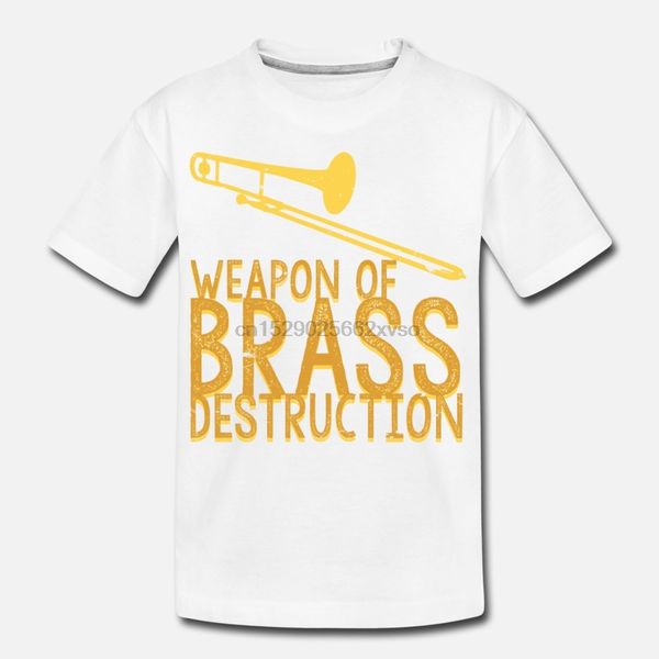 

мужчины тенниска оружие brass destruction смешные тромбонист tshirts женщины футболку