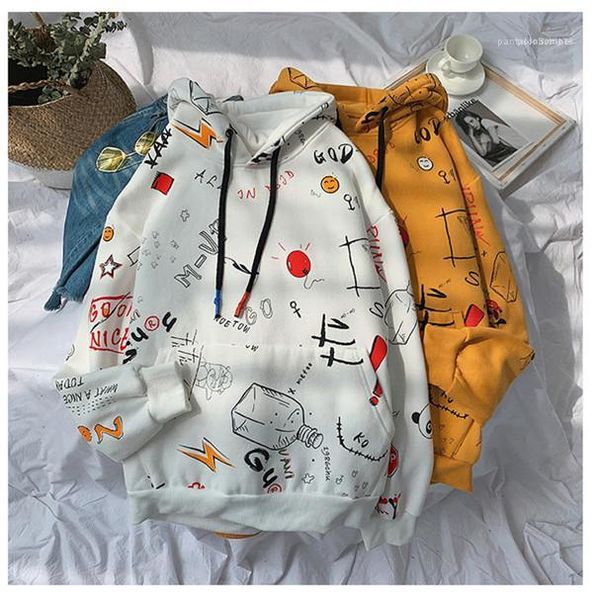 

clothing mens designer character hoodies man street skateboard hooded sweatshirts hommens long sleeve fashion pullovers casual, Black