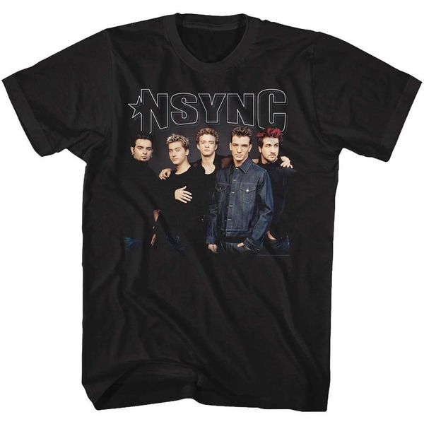 

nsync stark group sblack short sleeve t-shirt