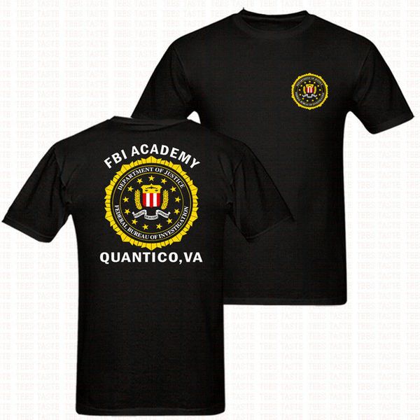 

fbi academy quantico va police united states department army t shirt 2019 summer new costumes for men o-neck tee