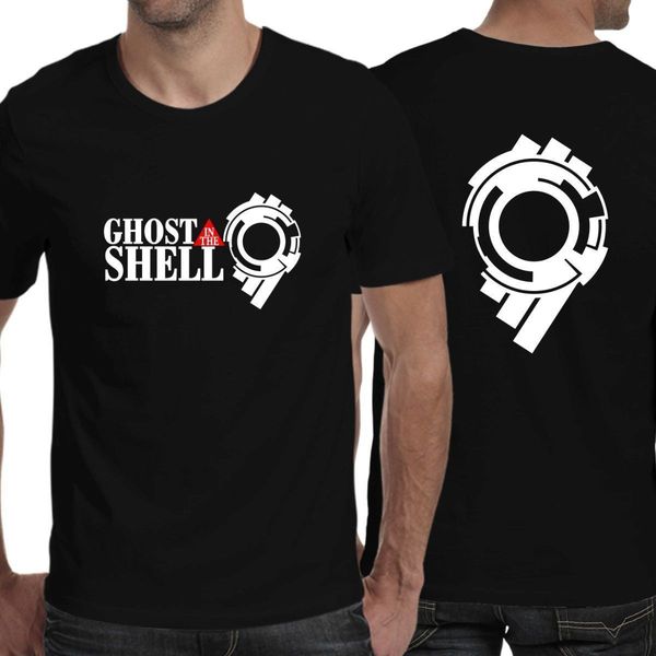 

2019 letter print ghost in the shell famous retro logo tee tshirt men's t-shirt size s to 2xl t-shirt casual man tees