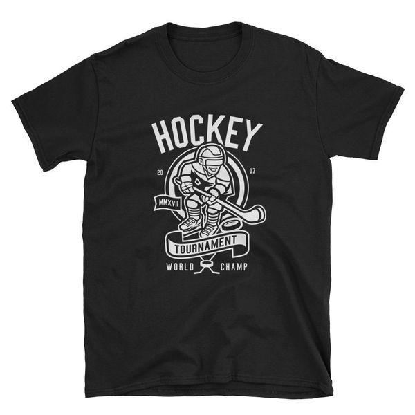 

2019 new mens hockier tournament cartoon sporter men's t-shirt tee shirts