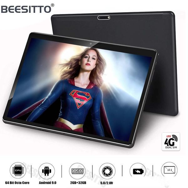 

2020 new 10 inch tablet pc octa core 4g lte 32 rom android 9.0 os 5g wifi type-c usb gps 1280*800 ips tablet 10.1 gifts