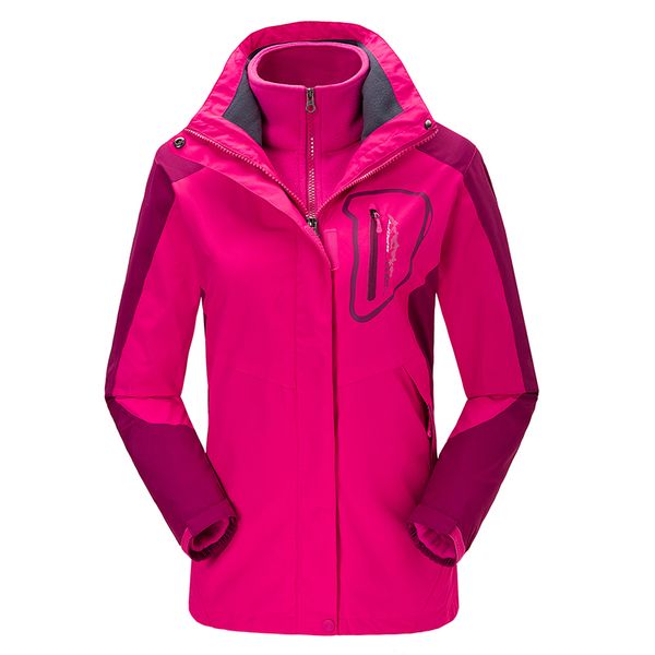 

women's hiking jacket spring autumn outdoor waterproof coats climbing camping trekking sports windbreaker jacket for women, Blue;black