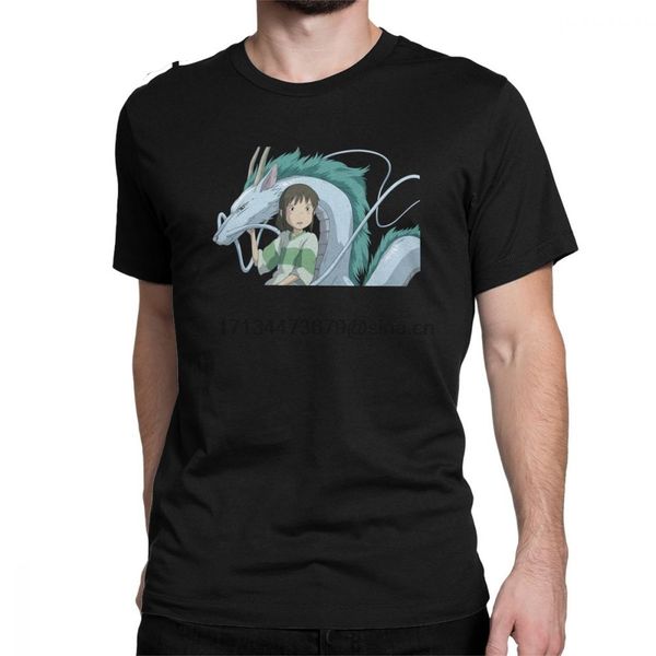 

haku chihiro ogino kamaji yubaba ghibli t-shirt men t shirt hayao miyazaki manga japan no face spirited away short sleeve tee
