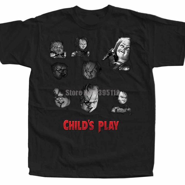 

чаки ребенка play movie poster homme t-shirt hip hop одежда tshirts gym футболки o шеи футболки топы для парня