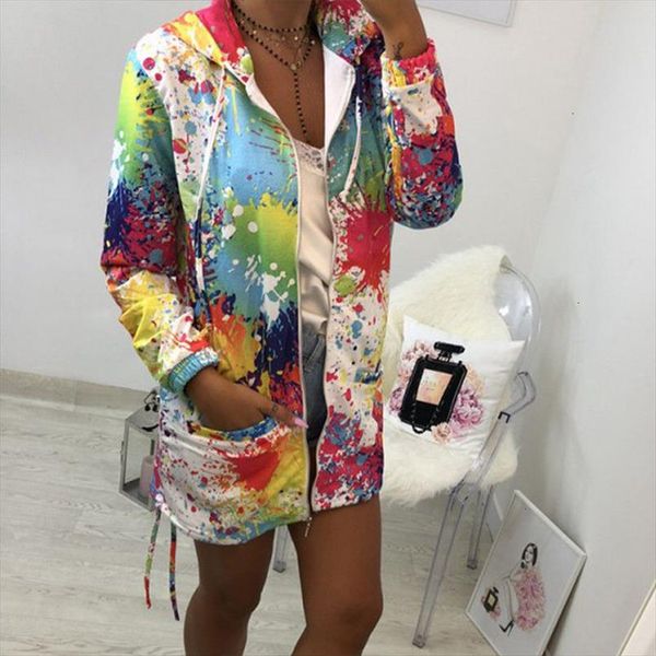 

fashion new women long sleeve hooded colorful jackets zipper style ladies hoodies autumn winter windbreaker outwear, Black;brown