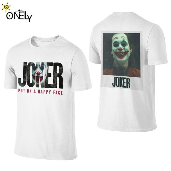 

joker joaquin t shirt fashion crewneck graphic man phoenix joker movie cotton big size camiseta