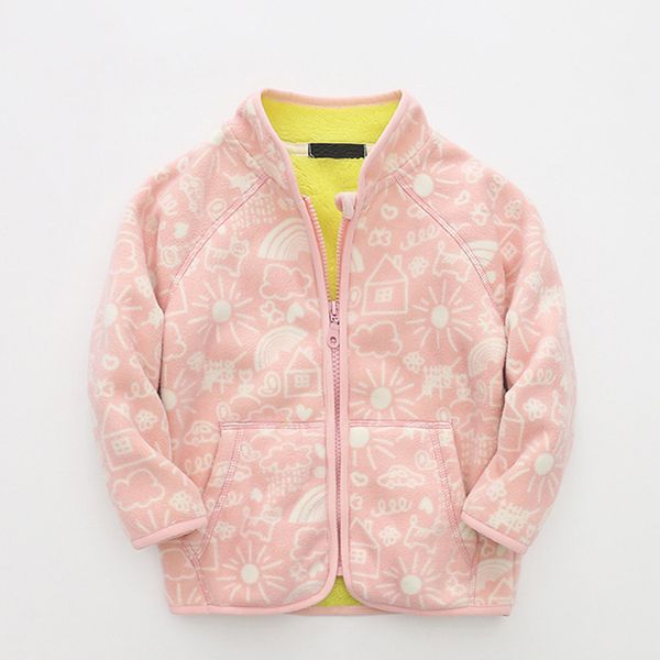 

children hooded cardigan sweater zipper jacket clothes outdoor autumn&winter cute animal cartoon girls boys clothing, Blue;gray