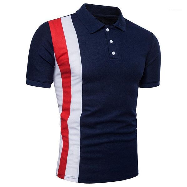 

designer printed polo cotton short sleeve sports tees fashion high street quickly dry clothing mens summer, White;black