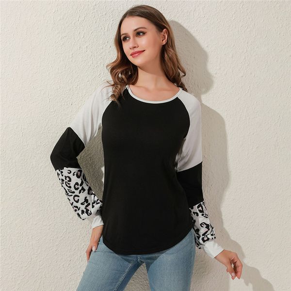 

running jerseys spring autumn sport tee women o-neck t-shirt thin pullovers long sleeve stitching womens leisure chic sweatshirts, Black;blue