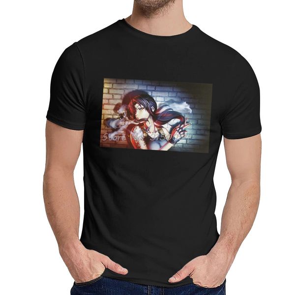 

revy black lagoon anime t shirt fashion o-neck great quality men's retro cotton t-shirt anime tshirt tees harajuku