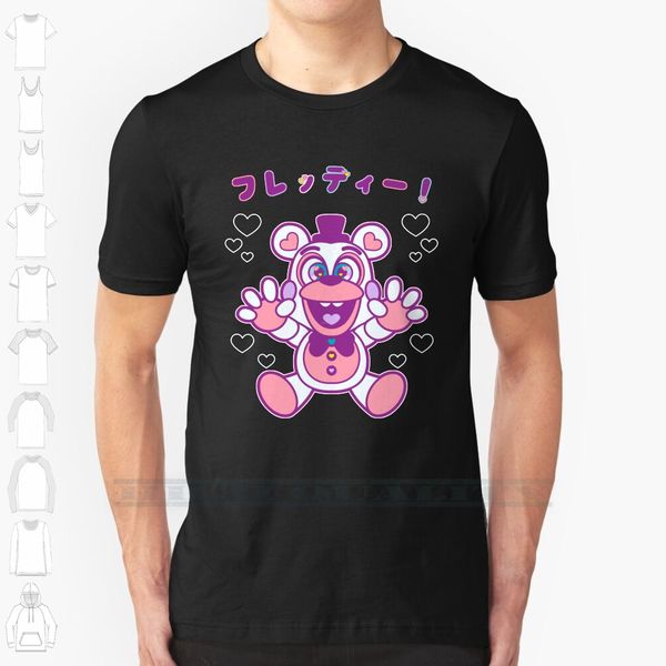

kawaii funtime pink custom design print for men women cotton new cool tee t shirt big size 6xl fnaf freddy fazbear