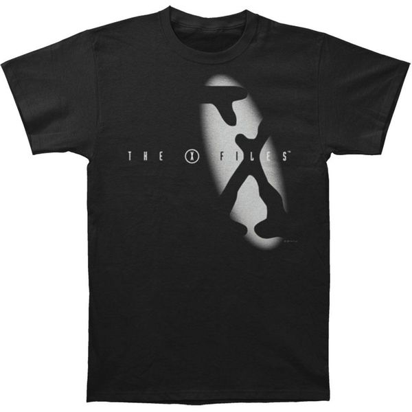 

x files men's spotlight logo t-shirt x-large black rockabiliacool men's short