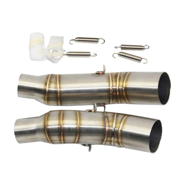 

motorcycle exhaust middle connect pipe exhaust mid tube for kawasaki z1000