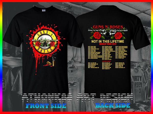 

guns n roses футболка gnr world tour не в этой жизни concert футболочку (1