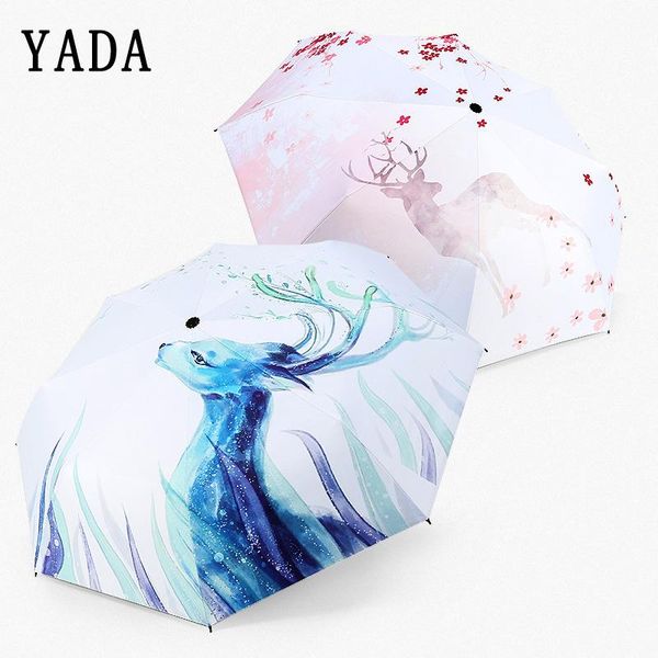 

women fashion umbrellas women for windproof rain deer umbrella uv cherry cartoon ys814 umbrella blossom deer big yada parasol rctuq lg2010