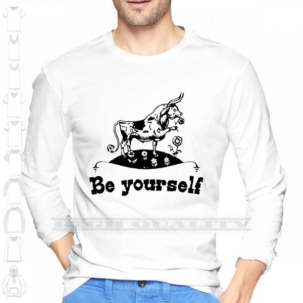 

be yourself ferdinand the bull graphic tee t shirt vintage custom design print for men women cotton new cool tee