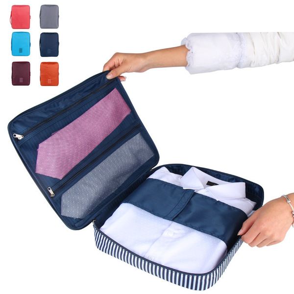 

travel formal shirt bags pouch cloth storage organizers bag with zipper home storage tool
