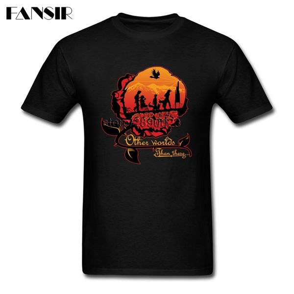 

swag t-shirts men's the dark tower stephen king men tshirt custom cotton short sleeve group tee