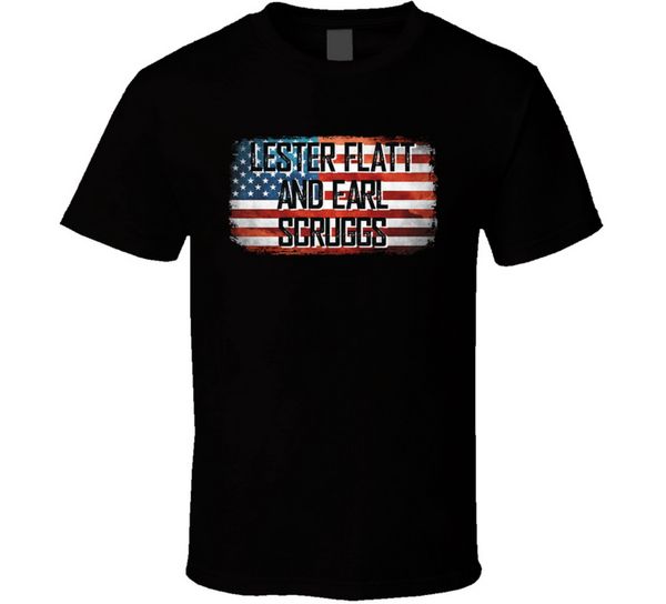 

new lester flatt and earl scruggs men's t-shirt clothing size s-2xl printed tee shirt