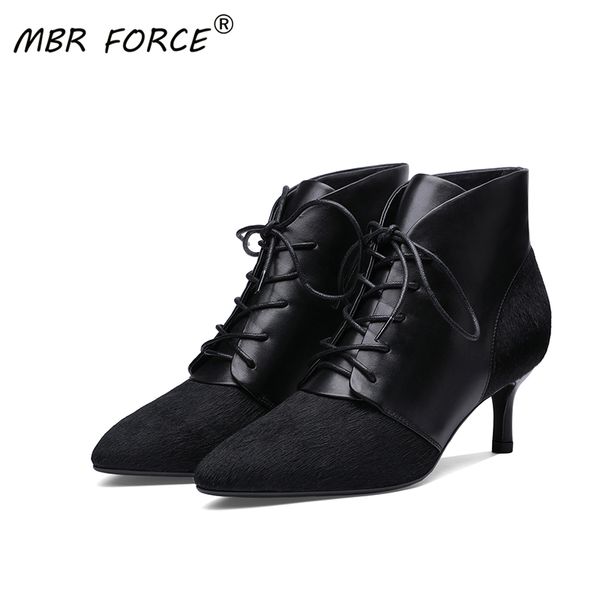 

mbr force 2020the popular new black women thin high heels are elegant and fashionable all-match commuter style warm short boots