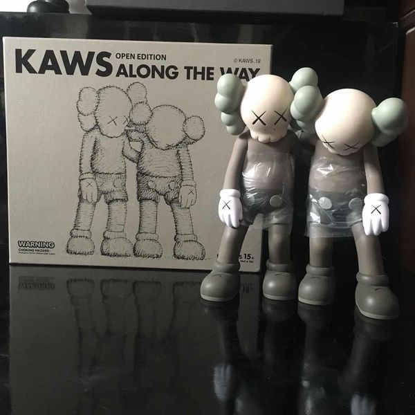 

new arrivals 28cm 1.6kg kaws companion doll the along the way style for original box kaws action figure model decorations toys gift