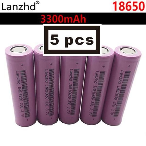 

rechargeable batteries lanzhd rechargeable batteries 18650 battery li ion 3.7v 3300mah inr18650 lithium li-ion 18650 30a 18650vtc7 18650